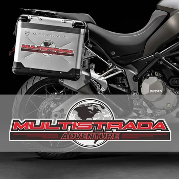950 1260 Мотоциклетных наклеек Наклейка для Ducati MULTISTRADA ENDURO Боковые Корзины Для багажа Алюминиевый кейс 2017 2018 2019 2020