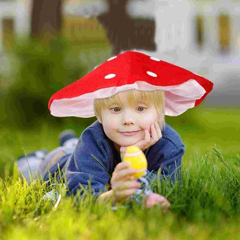 кошачьи шапки креативная плюшевая шляпа-гриб, аксессуар для костюма для детского фестиваля и вечеринки, товары для красной шляпы, сомбреро