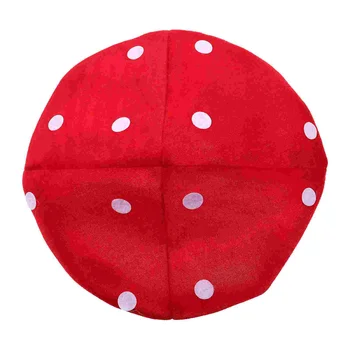 кошачьи шапки креативная плюшевая шляпа-гриб, аксессуар для костюма для детского фестиваля и вечеринки, товары для красной шляпы, сомбреро Изображение 2