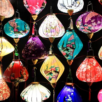 Новогодний фонарь с павлином, подвесной Креатив для сияния балкона, Китайский Уличный Антикварный Японский Феникс, украшение в китайском стиле