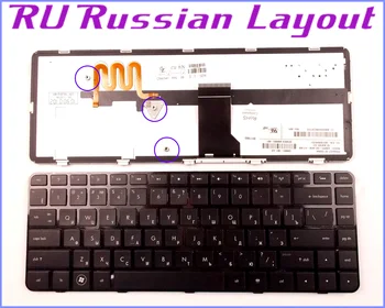 Клавиатура с русской раскладкой RU для ноутбука HP Pavilion DV5-2045DX WQ747UAR DV5-2070US WQ744UA DV5-2000 DV5-2070 С подсветкой