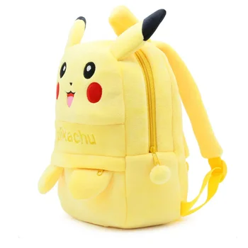 Детский рюкзак TAKARA TOMY с Пикачу, плюшевый школьный рюкзак для детского сада, рюкзак с рисунком покемона, сумка для конфет для девочек и мальчиков, Сумочка Изображение 2