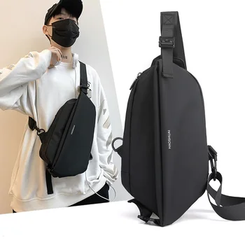 Модные многофункциональные сумки через плечо Водонепроницаемая дорожная сумка-слинг через плечо, сумка-мессенджер, нагрудная сумка для мужчин, мужская сумка Изображение 2