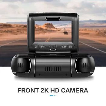4 Камеры 2K + 1080P + 1080P + 1080P Камера приборной панели автомобиля Встроенный WiFi GPS ИК-видеорегистратор ночного видения для автомобилей Изображение 2