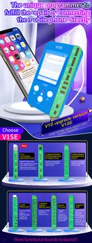 JC V1SE Для iphone 7-14ProMax Фоточувствительный Оригинальный Цветной Сенсорный Шок Baseband Logic Всемогущий Программатор Отпечатков Пальцев Батареи Изображение 2