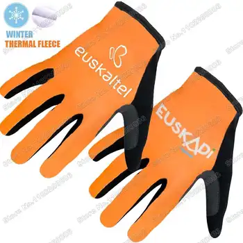 2023 Euskaltel Euskadi Велосипедные Перчатки Мужские Велосипедные Гелевые Перчатки С Полным Пальцем Горный Шоссейный Велосипед Guantes Мотоциклетные Перчатки Без Пальцев