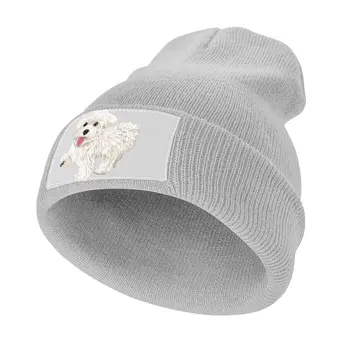 Мальтийская вязаная шапка Maru, шапка с диким мячом, кепка дальнобойщика, кепка Snapback, Роскошная шляпа, женская шляпа 2023, мужская