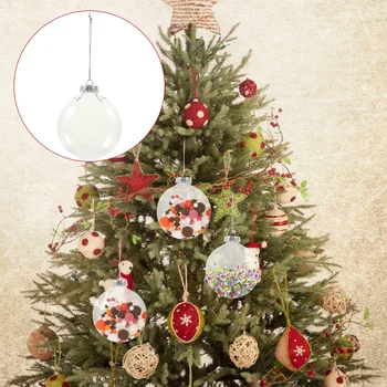 Рождественские украшения многоразового использования, Подвесной шар, бутылка для воды, Рождественская елка, безделушки, поделки, декор для вечеринок