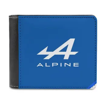Alpine Автомобильный Кожаный Бумажник Держатель Для Кредитной Карты Роскошный Кошелек Для Мужчин И Женщин Alpine Car Alpine Alpine F Alpine 1 Alpine Race
