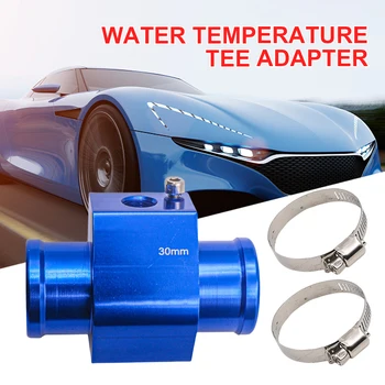 Аксессуары для измерителя температуры воды в автомобиле, Алюминиевый адаптер для измерения температуры воды, детали для измерителя температуры воды 26-40 мм Изображение 2