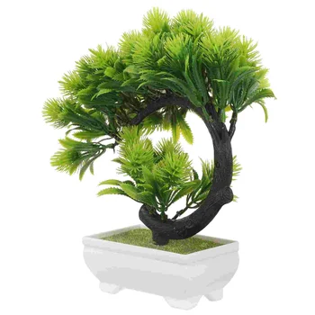 Декор из искусственного дерева, имитация поддельной модели растения, Модель дерева Бонсай, Декор для комнатных растений во дворе Изображение 2