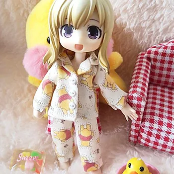 1 комплект милой пижамы для куклы OB11, одежда для куклы Obitsu 11, аксессуары для игрушек