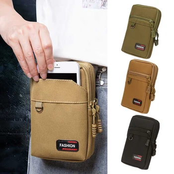 7-дюймовый карман для мобильного телефона, портативная спортивная сумка для мобильного телефона, нейлоновая износостойкая Легкая для кемпинга на открытом воздухе, охоты