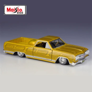 Maisto 1:25 1965 Chevrolet El Camino Модель Автомобиля Из легкосплавного Металла, Изготовленная под Давлением и игрушечная, Классические Модели Игрушек, Предметы Коллекционирования Автомобилей Для детских Подарков