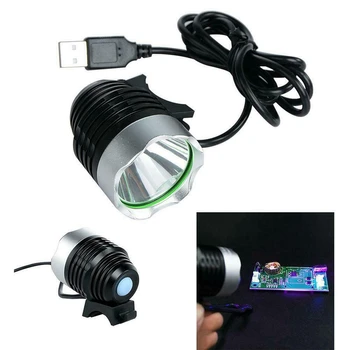 2X USB УФ-отверждающая лампа, портативная долговечная ультрафиолетовая лампа для отверждения клея мощностью 10 Вт, для ремонта мобильных телефонов Изображение 2