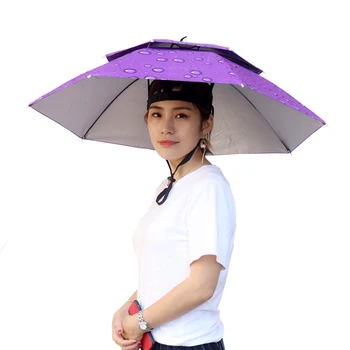 Складные Солнцезащитные колпачки для зонтиков с защитой от ультрафиолета, Дышащие шляпы-зонтики для рыбалки