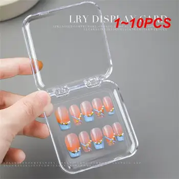Пыленепроницаемый футляр для хранения ногтей, Прозрачная доска для демонстрации продукта, Многофункциональные Инструменты для хранения готового нейл-арта