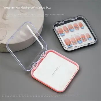 Пыленепроницаемый футляр для хранения ногтей, Прозрачная доска для демонстрации продукта, Многофункциональные Инструменты для хранения готового нейл-арта Изображение 2
