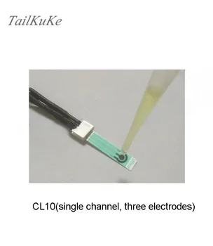 25 шт. Сенсорный электрод C 10 Электрод для трафаретной печати Трехэлектродный одноканальный