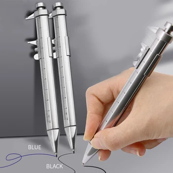 Штангенциркуль 0,5 мм ручка с гелевыми чернилами Ручка с нониусом штангенциркуль Роликовая шариковая ручка Канцелярские принадлежности в подарок