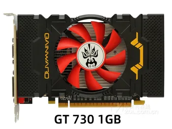 Используемая карта с низким тепловыделением Gainward GT 730 1GB Видеокарта GT730 1GB GDDR3 Видеокарты для NVIDIA Geforce GTX730 1G Dvi VGA
