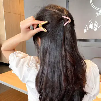 Новый V-образный зажим для волос Женская заколка для волос Геометрические заколки для волос Заколки для волос в корейском стиле Модные аксессуары для волос
