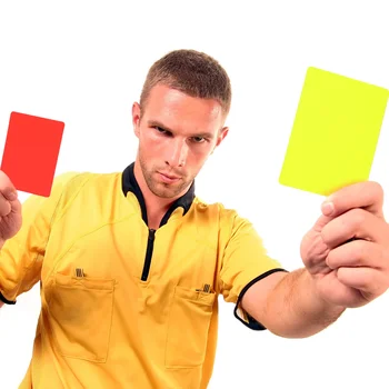 Набор Судейских Карточек Футбол Стандартные Карточки Футбола Красные Желтые Судейские Карточки Оборудование Для Подготовки к Футбольному Матчу на Открытом воздухе Изображение 2