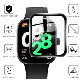 3D Изогнутая Защитная Пленка Для Экрана Xiaomi Redmi Watch 3 Lite Smartwatch Redmi Watch 2 Lite Watch4 3 Активная Защитная Пленка Не Стекло Изображение 2