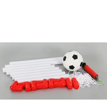 Детские игрушки для упражнений, футбольный мяч и ворота, футбольные ворота для маленьких детей Изображение 2