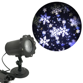 проекционный светильник snowflake snow наружные водонепроницаемые рождественские украшения праздничная атмосфера рождественские проекционные огни