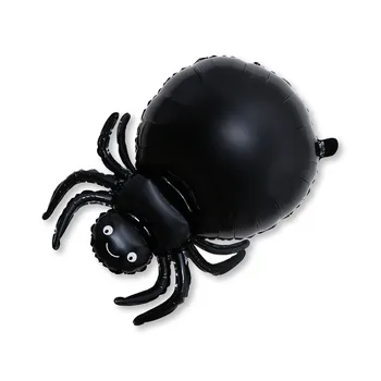5шт Воздушных шаров из черной фольги в форме паука для вечеринки в честь дня рождения, Хэллоуина, вечеринки, новогодних украшений Arbol De Navidad Изображение 2