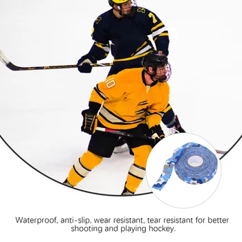 1 рулон синей хоккейной ленты, Хоккейной ленты с рисунком, Хоккейной ленты для хоккея Изображение 2